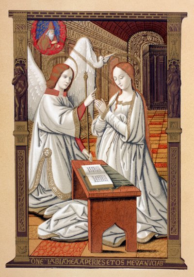 De Annunciatie, 1873 door French School